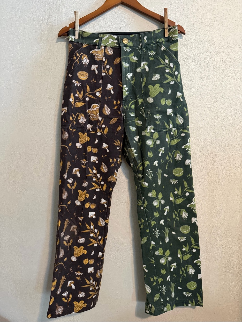 Big Bud Press Two-Tone Cookbook Print Work pants VERY RARE - Picture 8 of 8